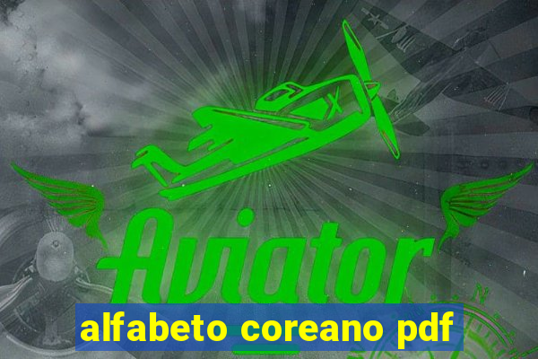 alfabeto coreano pdf