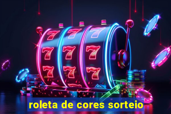 roleta de cores sorteio