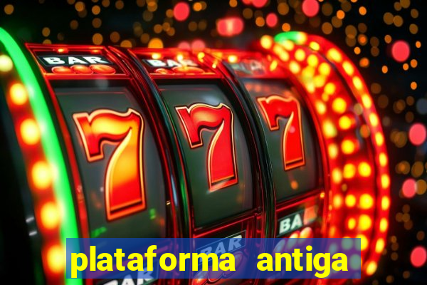 plataforma antiga de jogos