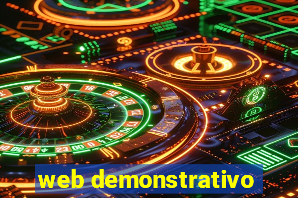 web demonstrativo