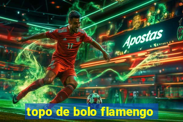 topo de bolo flamengo