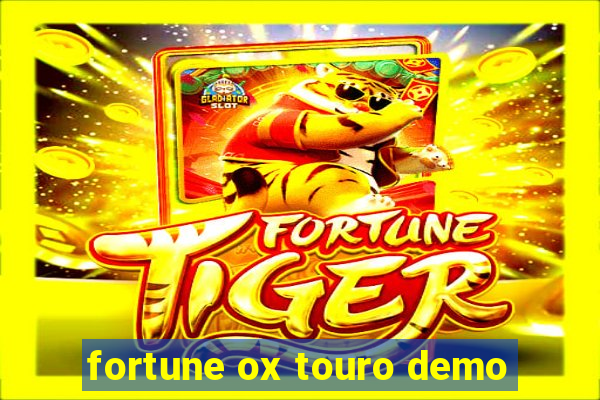 fortune ox touro demo