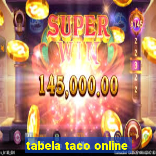 tabela taco online