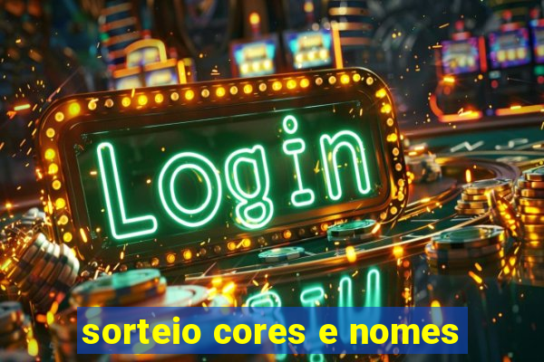 sorteio cores e nomes